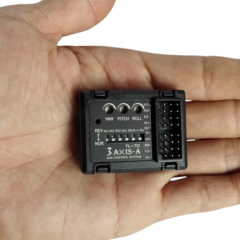 Drone Battery - ตัวควบคุมการบินไจโร 3 แกน TL70 ตัวปรับสมดุลอัตโนมัติสำหรับเครื่องบินบังคับวิทยุแบบปีกตรึง ปีกเดลต้า