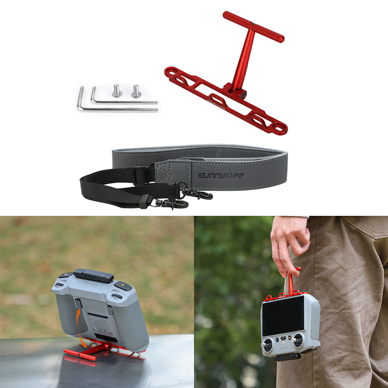 Drone Arm - มือจับ2in1ขาตั้งตัวยึดสายรัดคล้องคอสำหรับรีโมทคอนโทรล RC2 RC พร้อมจอ DJI MINI