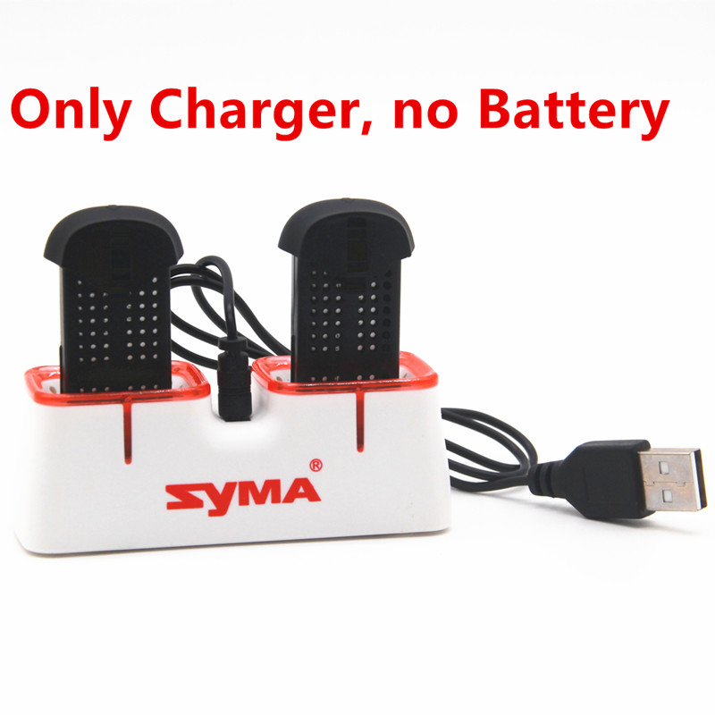 Drone Charger - ที่ชาร์จ USB คู่แบบเร็วสำหรับแบตเตอรี่โดรน Syma X22 X22W