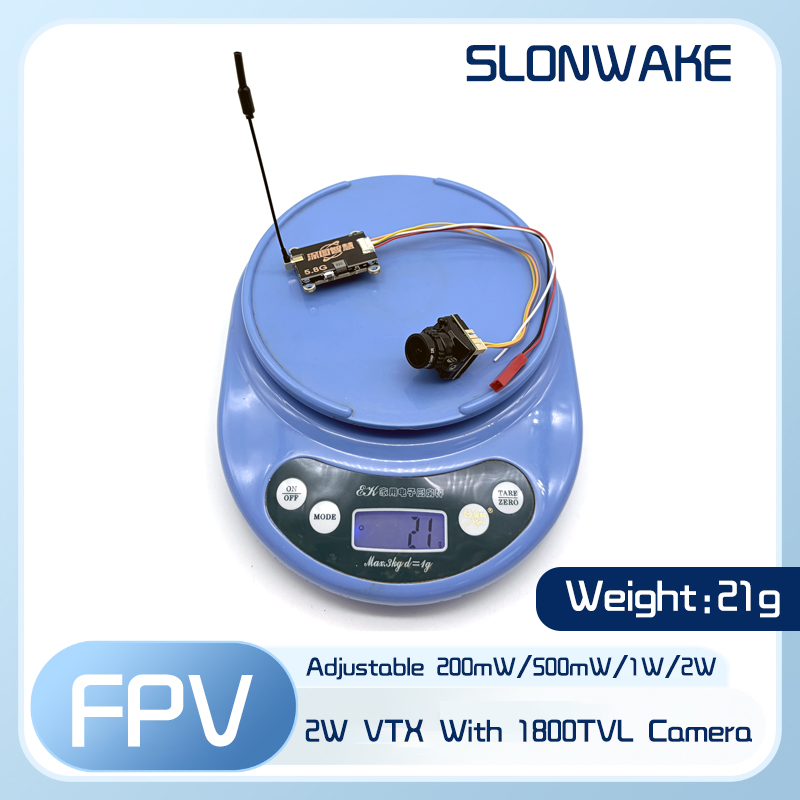 SLONWAKE 5.8G 56CH 2W เครื่องส - Drone Transmitter บทวิจารณ์และราคา