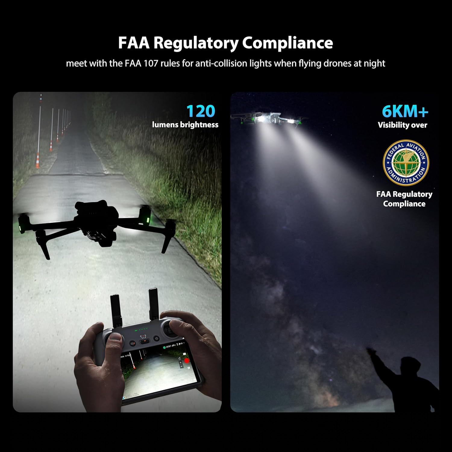 ไฟแฟลชป้องกันการชนสำหรับโดรน S - Drone Landing Gear บทวิจารณ์และราคา