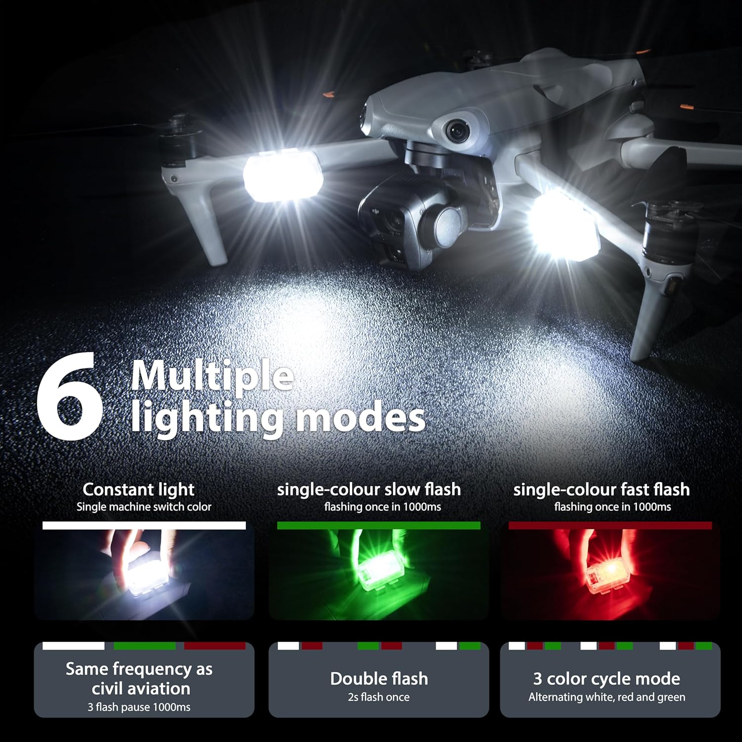 ไฟแฟลชป้องกันการชนสำหรับโดรน S - Drone Landing Gear บทวิจารณ์และราคา